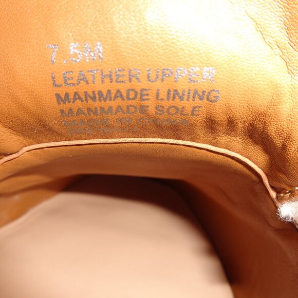 Chelsea &‎ Violet Brown Lundin Slingback Suede Faux Fur Shoes Women's Size 7.5M - Picture 3 of 7